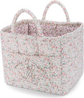Storage Basket Boho Fabric Large Collapsible Floral Laundry Nursery Hamper by Ankick