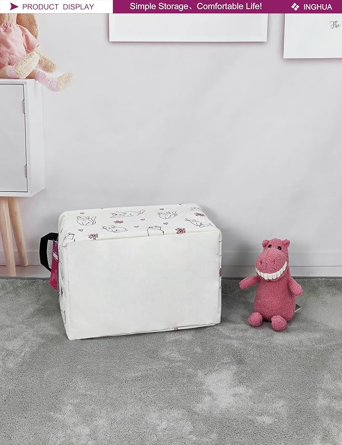 Rectangular Storage Basket Fabric Organizer Bin - Image 6