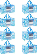 VENO 8 Pack Moving Bags, Storage Bins by Veno