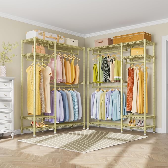 VIPEK V2 Heavy Duty Clothes Rack 4 Tiers Wire Shelving Garment Racks - Image 7