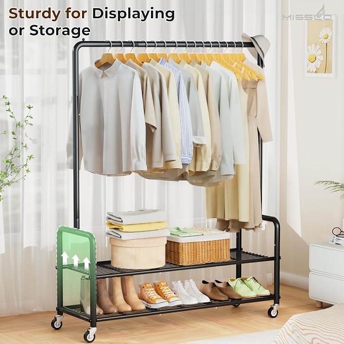 MISSLO Heavy Duty Clothes Rack - Image 2