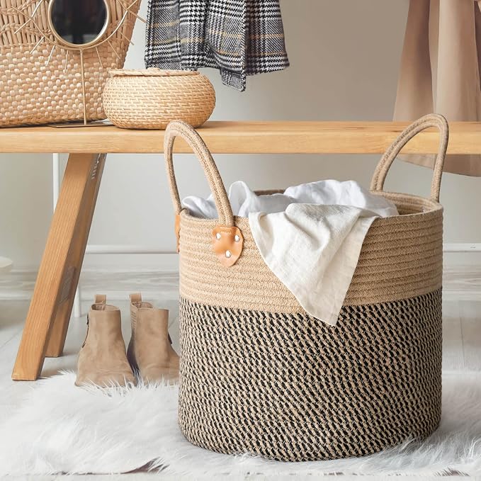 CHICVITA Wicker Laundry Basket - Image 2