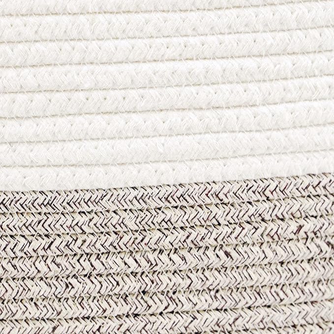 Casaphoria Caddy Organize Woven Hamper Cotton Rope Basket Caddy - Image 4