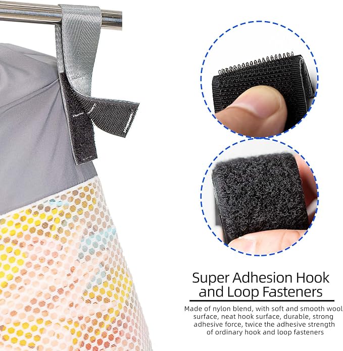 Mesh Clothespin Bag Holder Outside, Ventilation and Moisture Resistance - Image 4