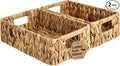 StorageWorks Water Hyacinth Baskets, Small Wicker Baskets by StorageWorks
