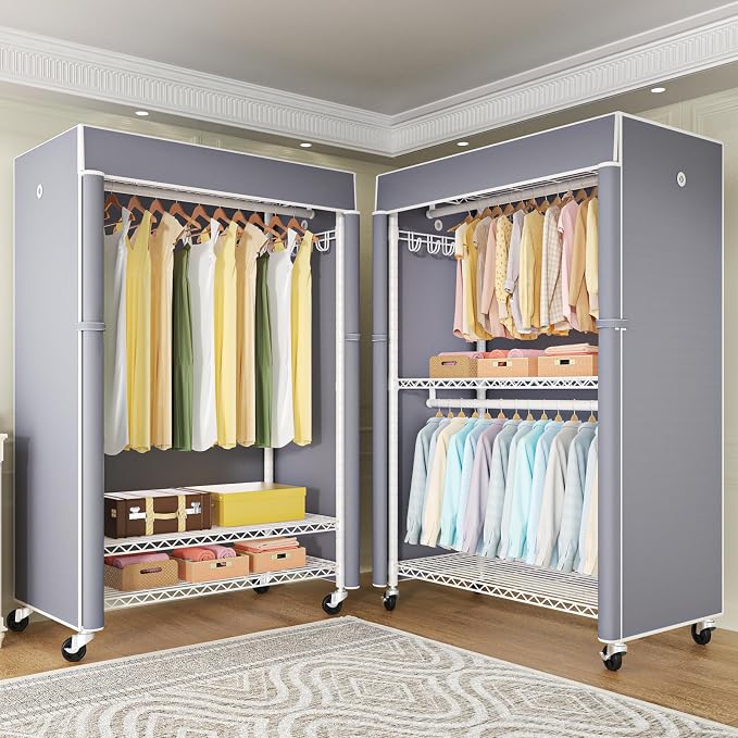 FUTASSI White Clothing Rack - Image 6