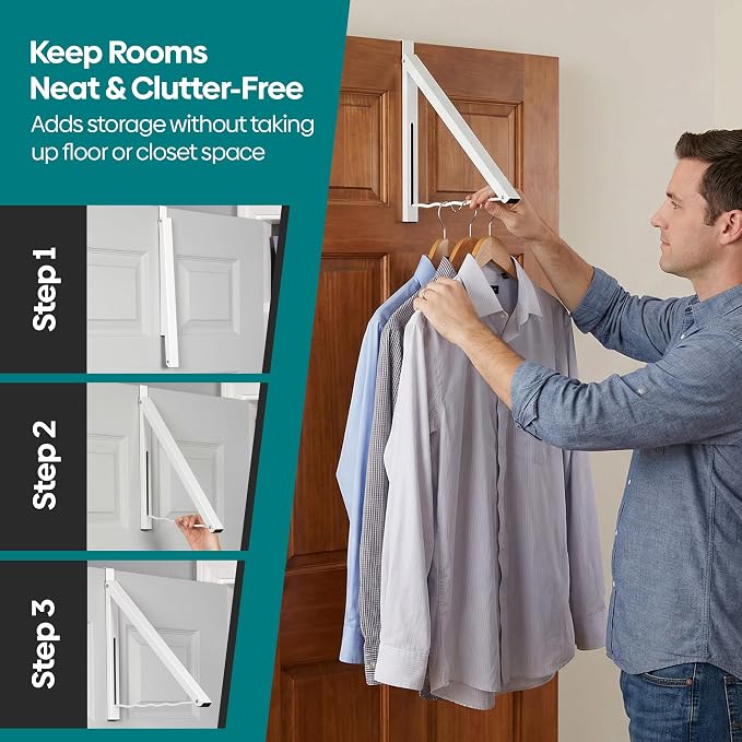 HOLDN’ STORAGE Over The Door Hanger - Image 6