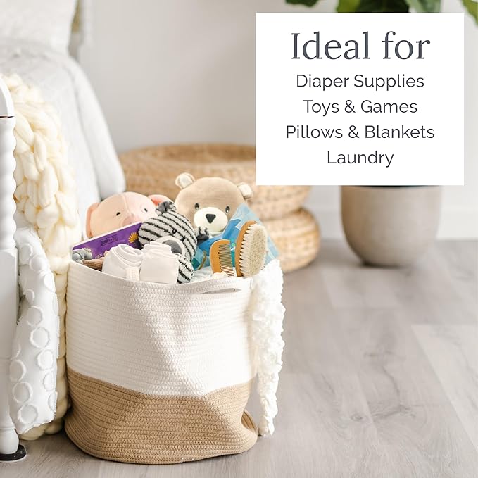 Natemia Large Woven Storage Basket - Image 3