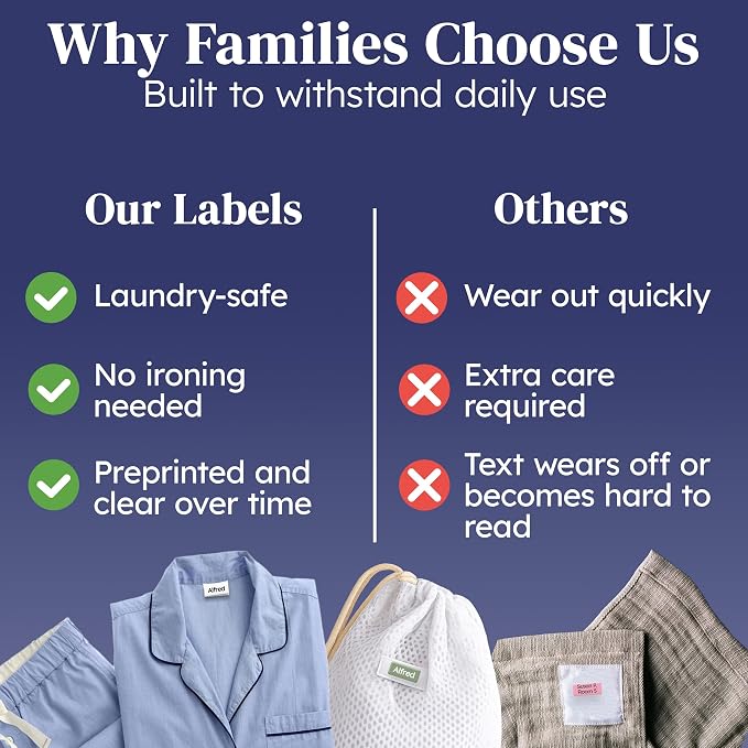 Clothing Labels for Nursing Home Pink - Image 7