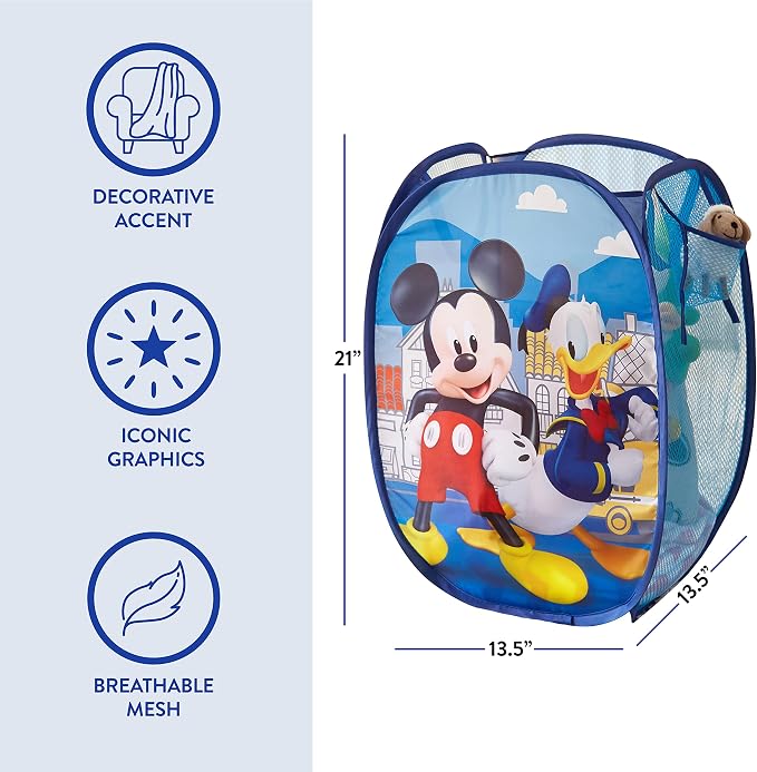 Mickey Mouse Pop Up Laundry Hamper - Image 3