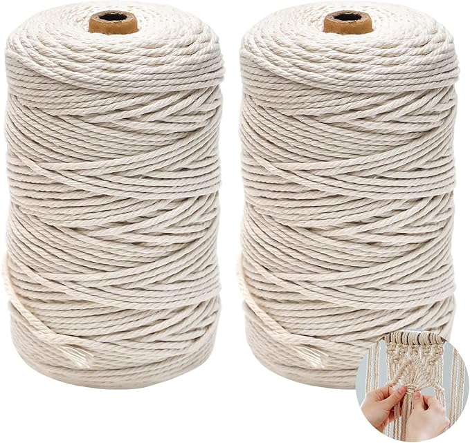 Macrame Cotton Cord 3mm x 200m by Unknown