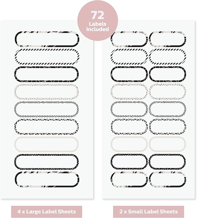 ThreeKin Waterproof Labels for Bottles and Containers - Image 6