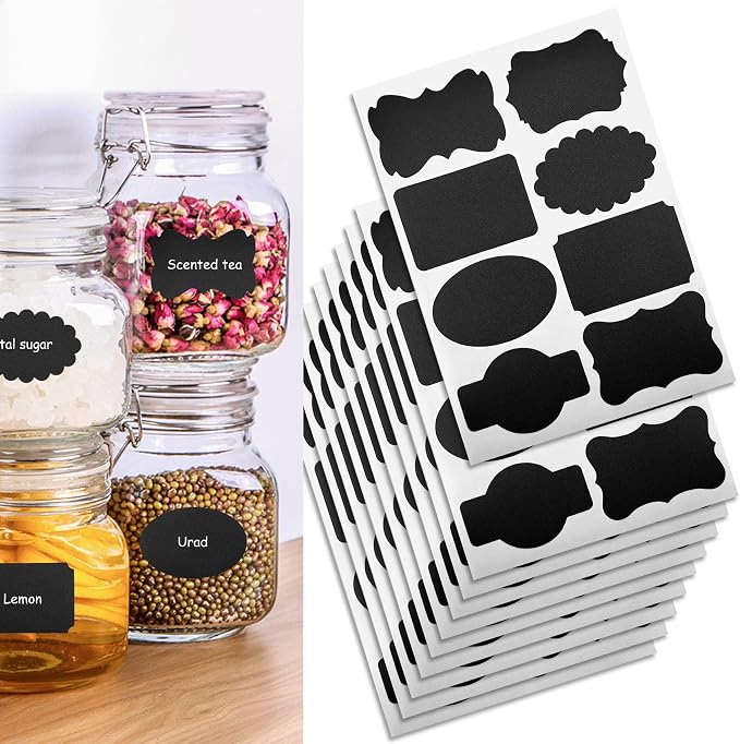 240 Pcs Labels for Jars, Pantry Labels, Food Label Stickers, Reusable - Image 7