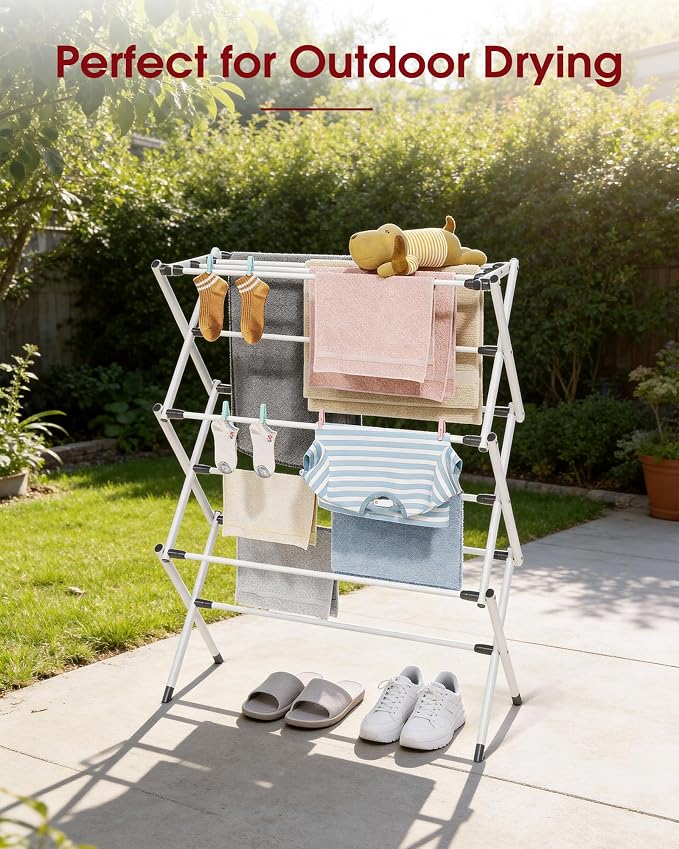 Foldable Clothes Drying Rack – Metal Laundry Drying Rack - Image 8