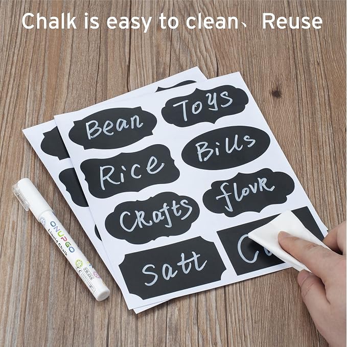 ONUPGO Chalkboard Labels Stickers Bulk - Image 6
