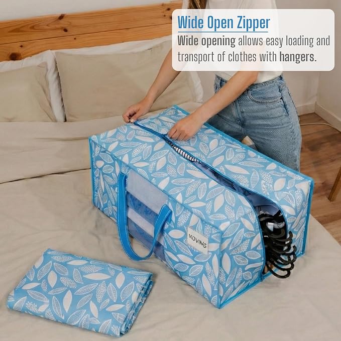VENO 6 Pack Heavy Duty Moving Bags, Storage Bins - Image 3