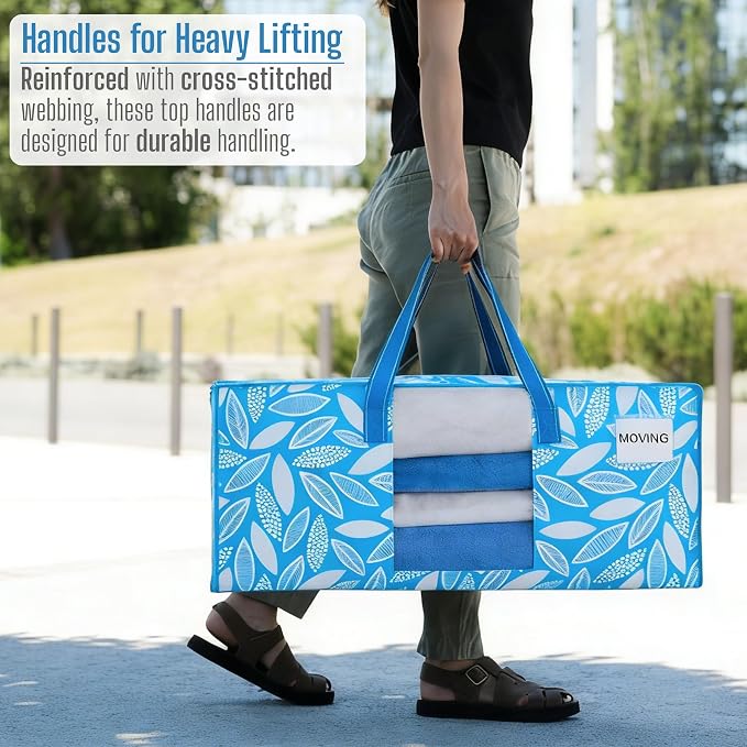 VENO 6 Pack Heavy Duty Moving Bags, Storage Bins - Image 5