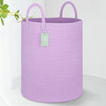 Large Cotton Rope Laundry Hamper 65L, Baby Nursery Hamper Bin by BOSROTY
