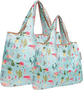 allydrew Large Foldable Tote Nylon Reusable Grocery Bag by allydrew