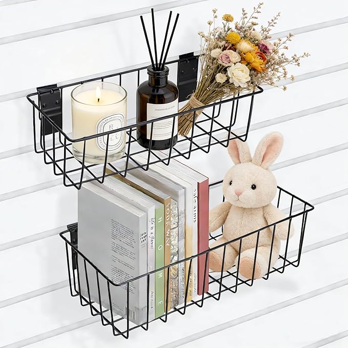 Heavy-Duty Slatwall Baskets and Hooks - Image 4
