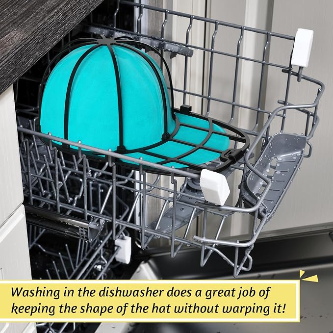 2 Pack Hat Washer Cage for Washing Machine Baseball Cap Washer for Dishwasher - Image 4