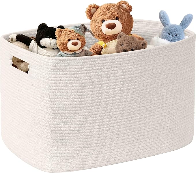 100L Extra Large Baby Girls Laundry Basket by SunNewt