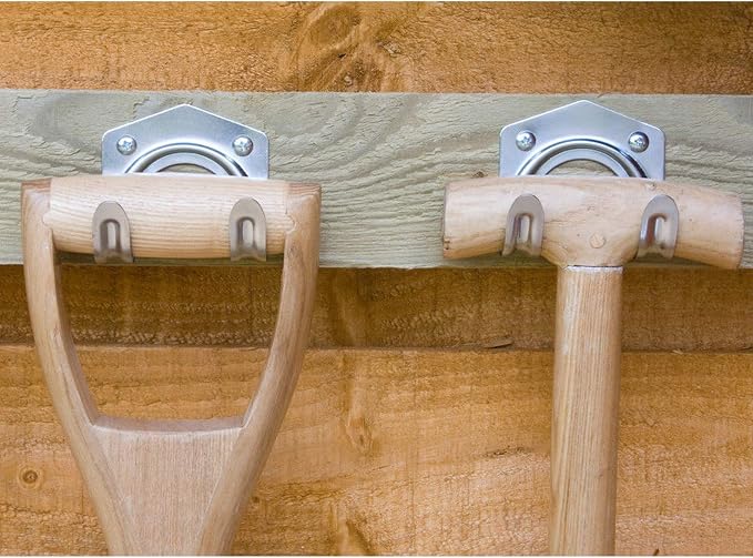Universal Galvanized Metal Utility Storage Hooks - Image 4