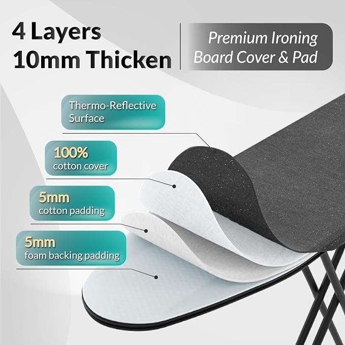2026 Enhanced Ironing Board, Folding Iron Board - Image 4