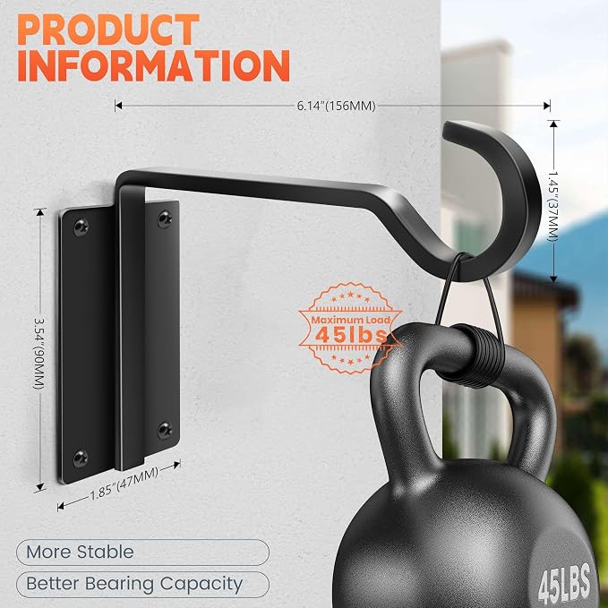 Plant Hanger Hook Indoor Heavy Duty Hanging Plant Bracket - Image 4