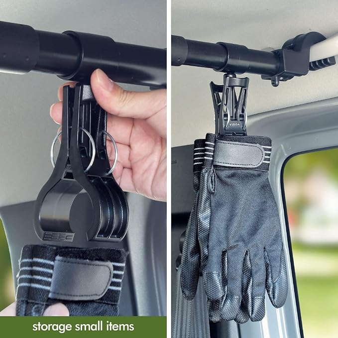 Car Clothes Hanger Bar Expandable 34" to 57" Accessories - Image 3