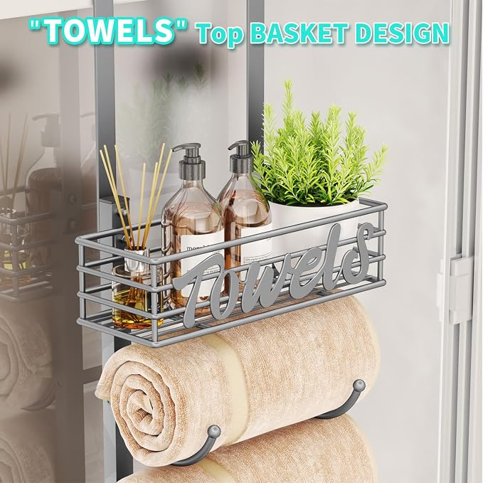 HapiRm Towel Racks for Bathroom Storage - Image 3