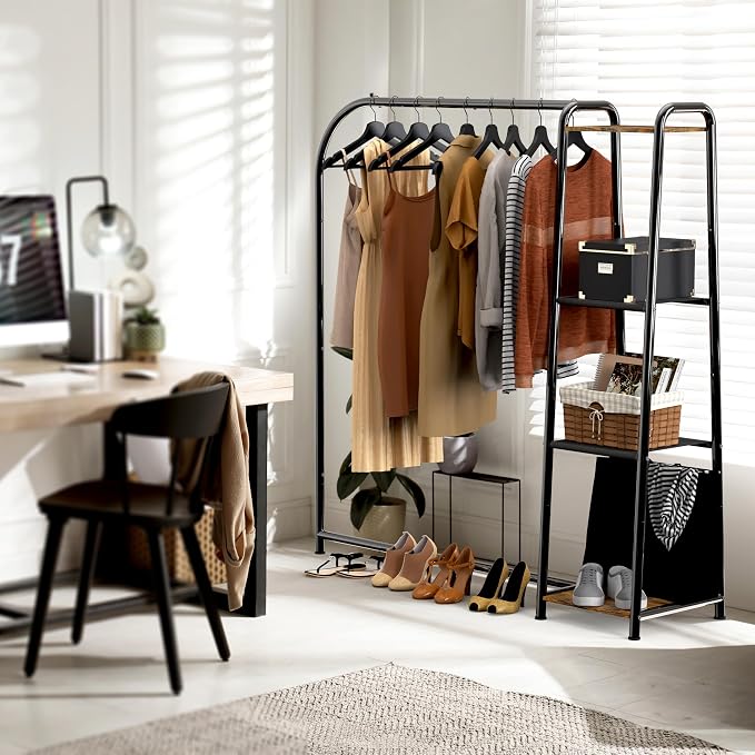 Simple Houseware Heavy Duty Clothing Garment Rack - Image 4