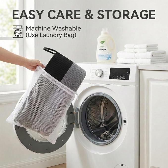 65L Extra Large Blanket Basket for Living Room - Image 5