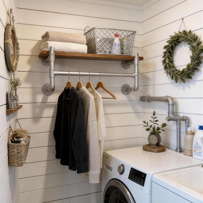 WEBI Wall Mounted Clothes Rack - Image 2