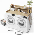 Upgraded 2-Tier Washer and Dryer Countertop by ZYKZYKHOME