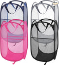 4PCS Pop up Laundry Hamper, Collapsible Mesh Laundry Baskets, Large Pop up by Unknown