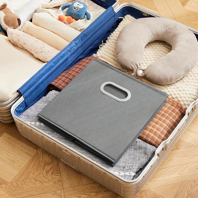 MAX Houser Fabric Storage Bins Cubes Baskets Containers - Image 8