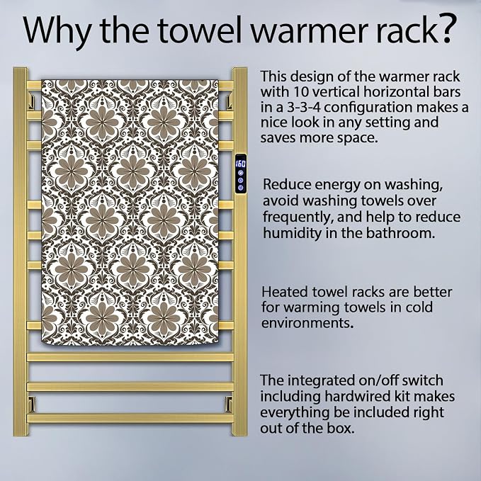 Towel Warmer Rack for Bathroom - Image 7