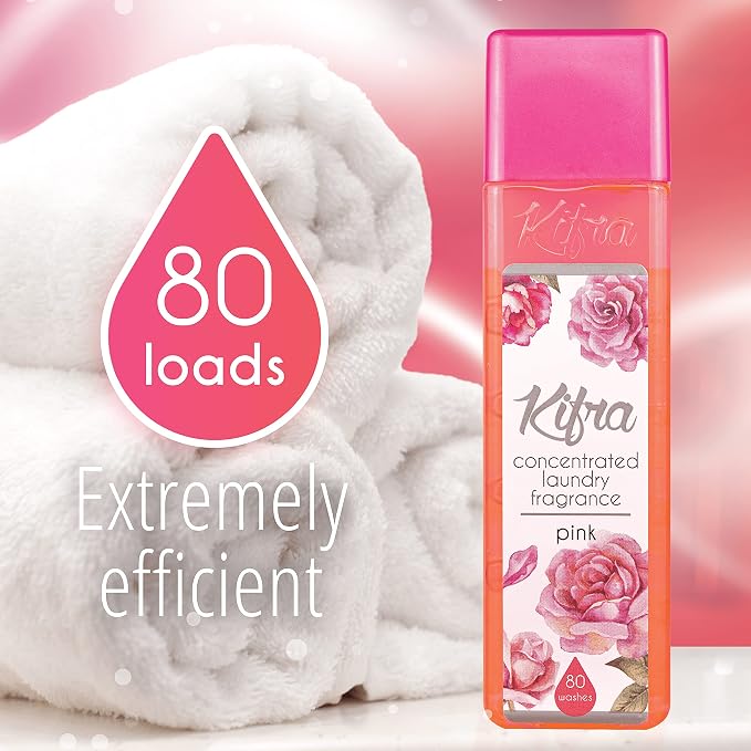 KIFRA PINK Concentrated Laundry Fragrance 6.76 Fl Oz 200ml 80 Washing Cycles - Image 4