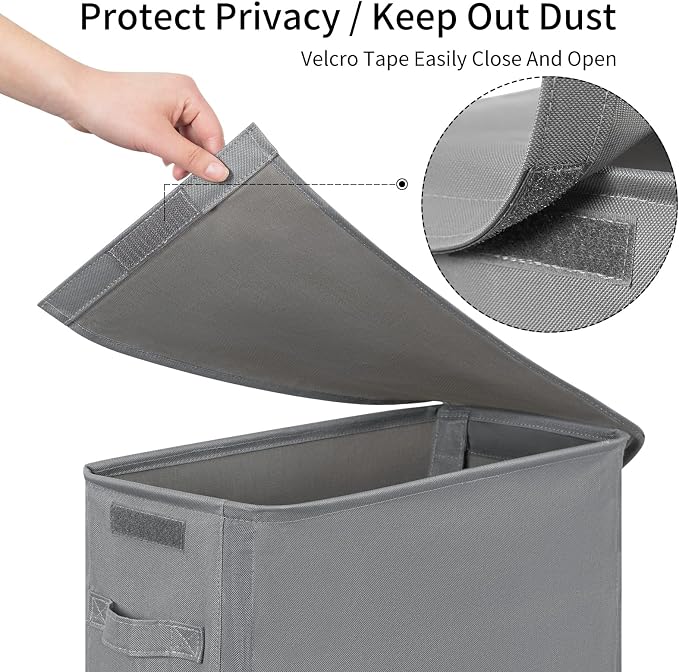 Chrislley 65L Slim Laundry Hamper - Image 3