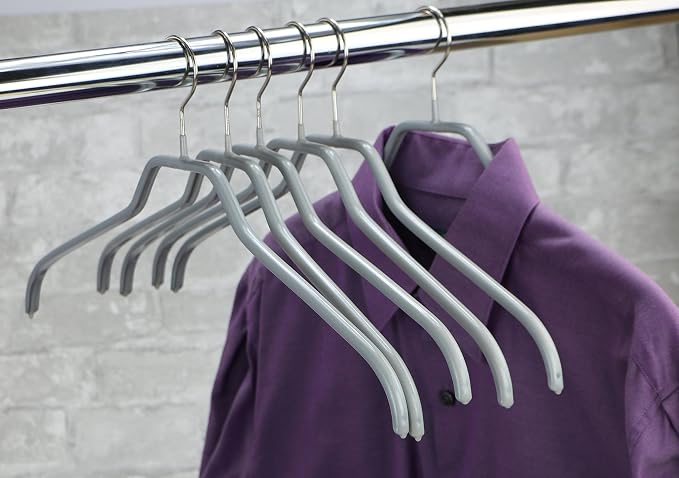 Mawa by Reston Lloyd Non Slip Space Saving Wide Width Clothing Hanger, Style - Image 3