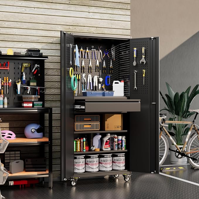 71"H Garage Storage Cabinet - Image 2