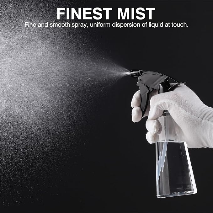 Plastic Spray Bottles, 2 Pack Water Fine Mist Spray Bottles - Image 3