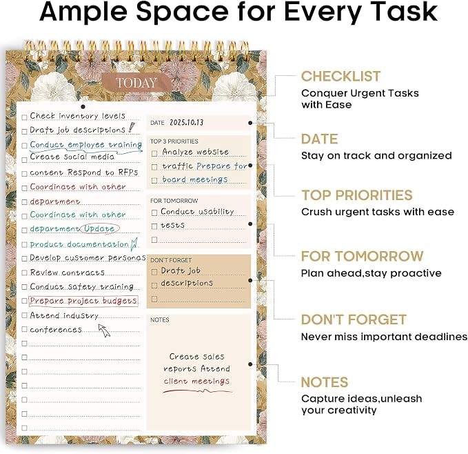 Taja To Do List Notepad - Image 2