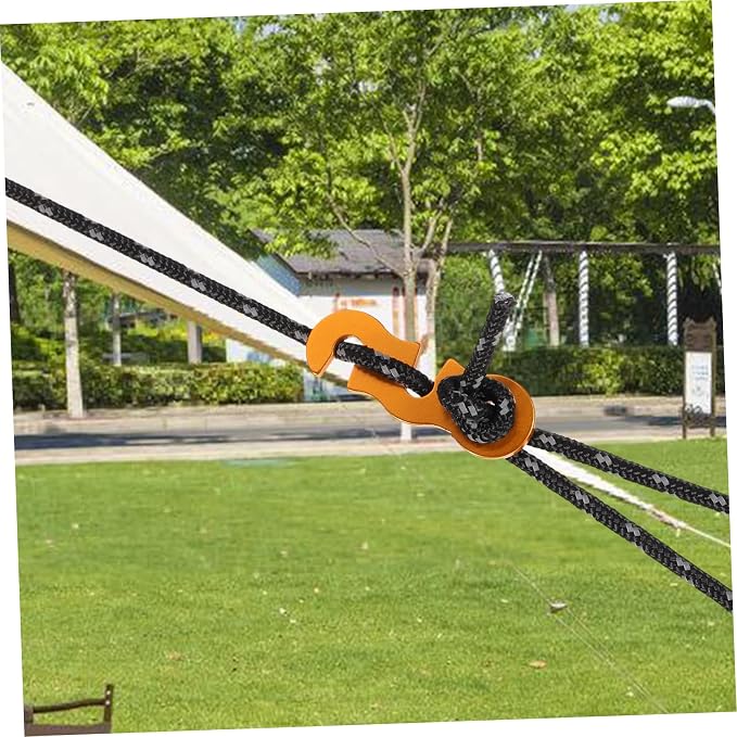 1 Set Portable Tent Rope Hanger Windproof Camping Strap - Image 4