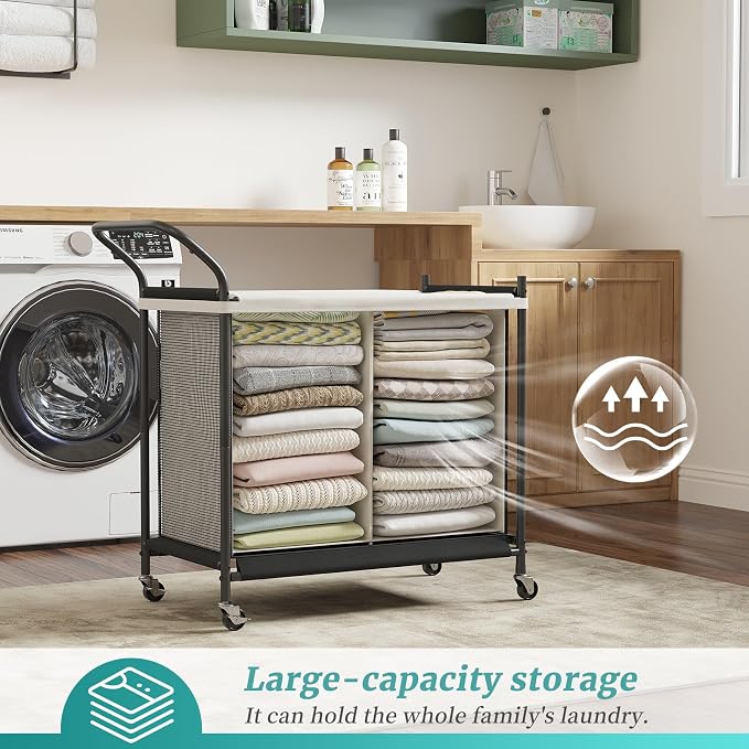 Laundry Hamper with Wheels - Image 5