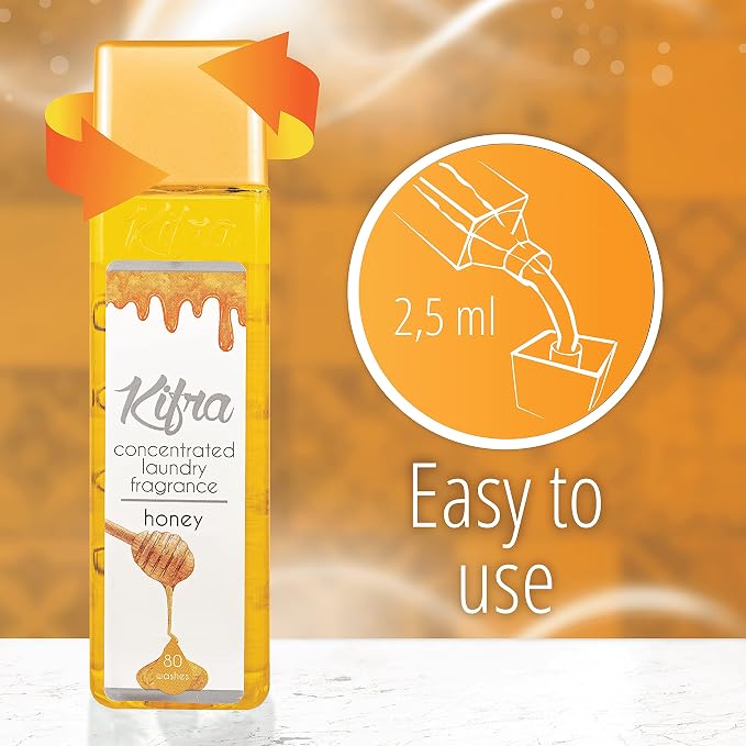 KIFRA HONEY Concentrated Laundry Fragrance 6.76 Fl Oz 200ml 80 Washing Cycles - Image 6