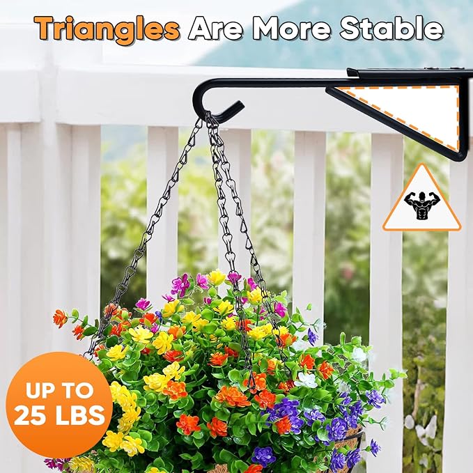 Adjustable Vinyl Fence Hooks Fit Fence Widths 0.75-3 Inch, Heavy Duty Vinyl - Image 5