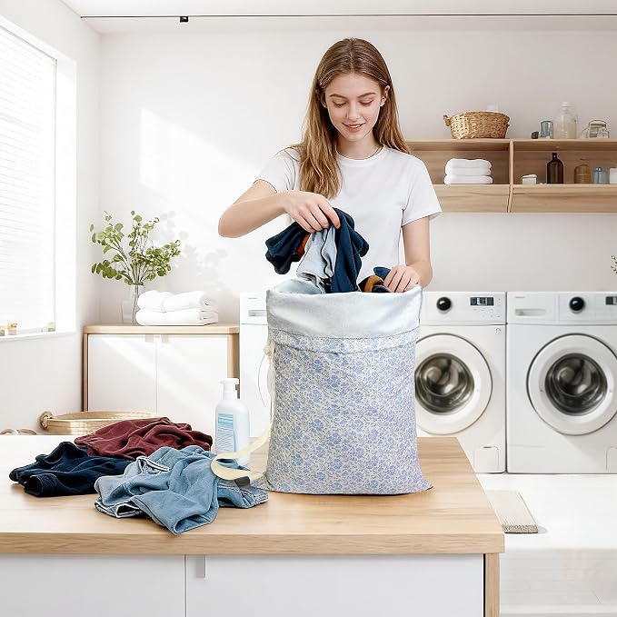 College Laundry Bag 29"×18", Waterproof Dirty Clothes Bag - Image 5