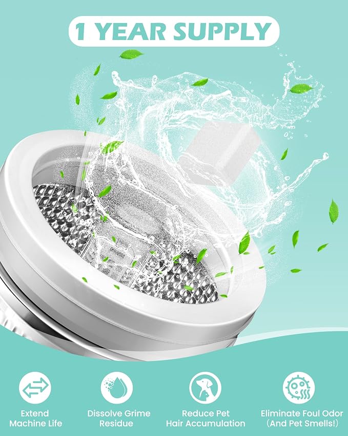 Washing Machine Cleaner Tablets: 40% Stronger Cleaning Power, Deep Cleaning - Image 4